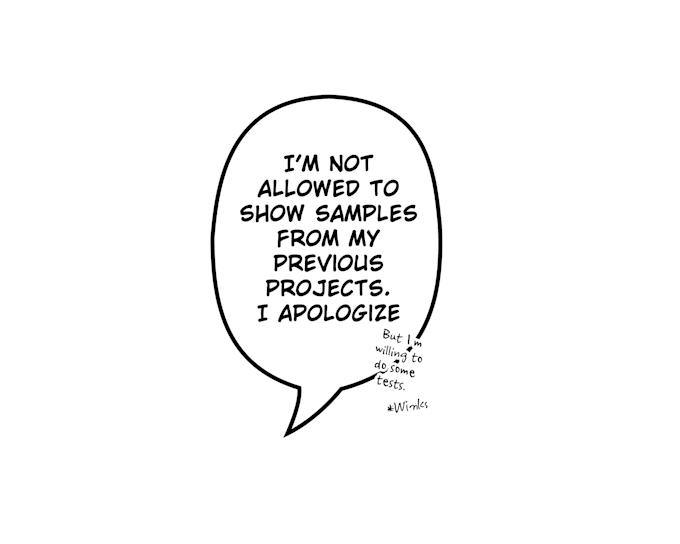 do manga and webtoon typesetting or comic lettering