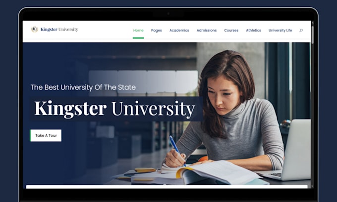 lms website elearning website education website learndash online course website