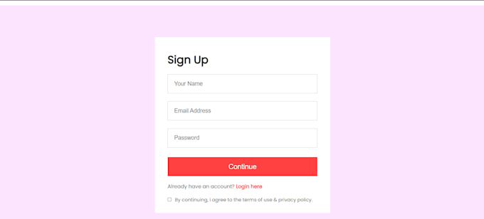 develop a full stack web app with frontend backend and AWS deployment