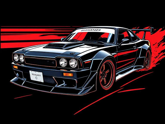 Draw a jdm car vector illustration for t shirt design by Lianmpson | Fiverr