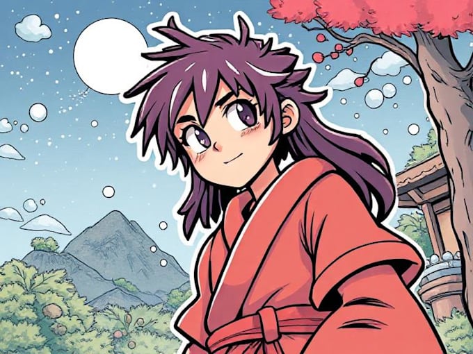 make comic, webcomic, webtoon in manga style