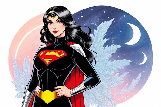 create a custom unique superhero for you