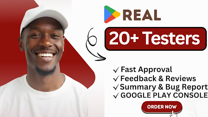 provide 12 testers or 20 testers for your google play console closed testing