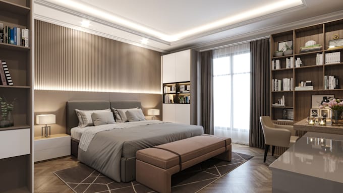 help you sleep better with a cozy 3d bedroom interior design
