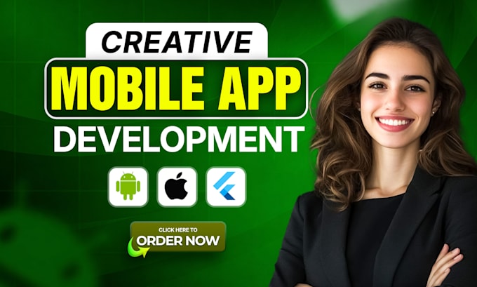 do mobile app development, ios app development, android app as flutter developer