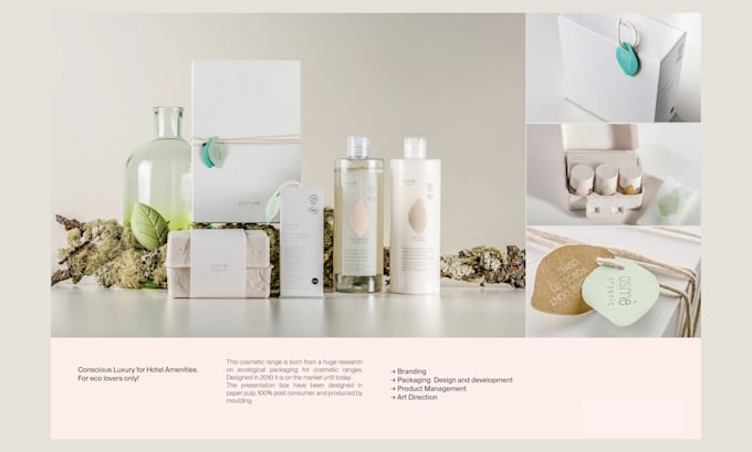 design elegant cosmetic label