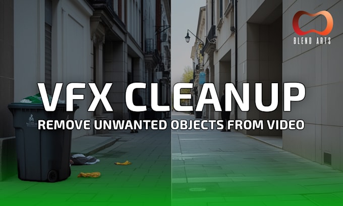 remove unwanted objects from video with vfx cleanup
