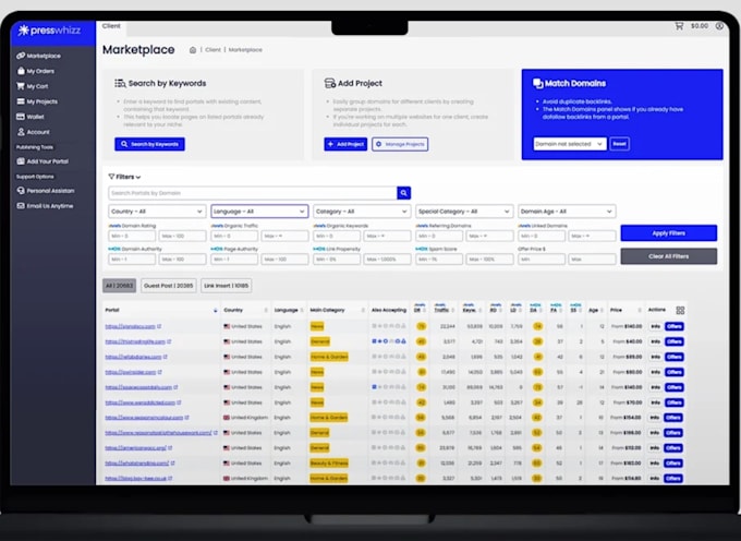 create a link building campaign