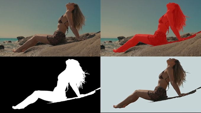 do professional rotoscoping and screen replacement any video