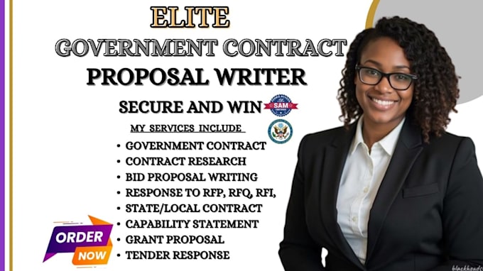 secure and win government contract, bid proposal, grant writing, rfp,rfq, rfi