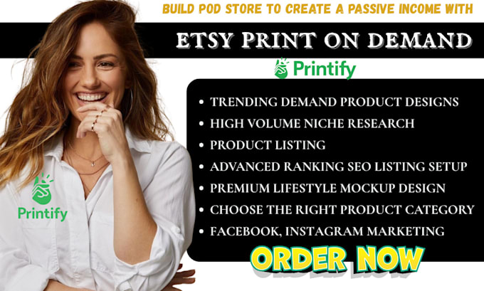 setup etsy print on demand, etsy seo, print on demand, etsy pod, etsy printify