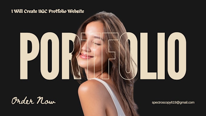 create a high converting ugc digital portfolio site on canva