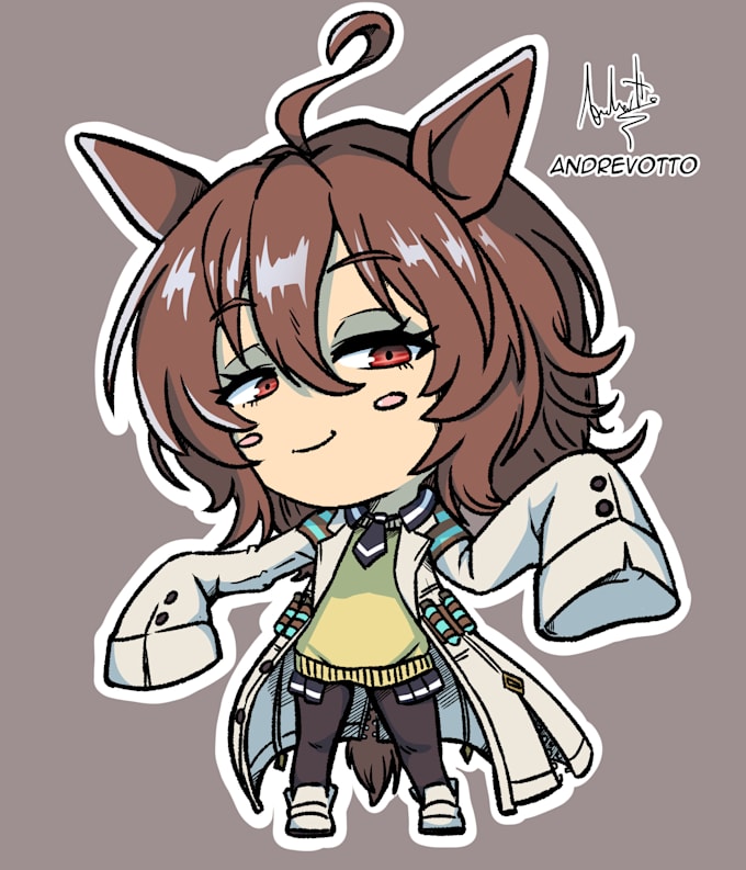 draw custom chibi characters of anime, manga, oc