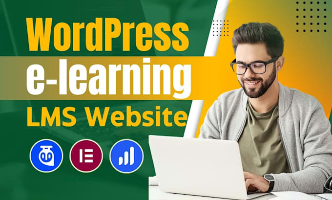 create lms website, tutor lms, learndash, elearning website, school website