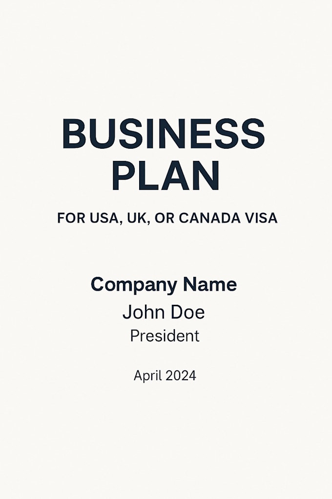 write your e2 visa business plan