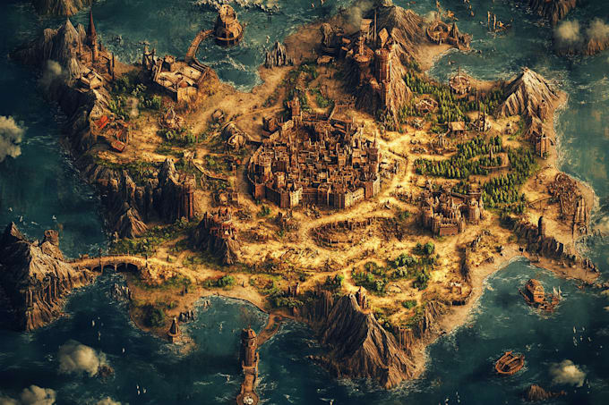 make a fantasy map for your dnd game