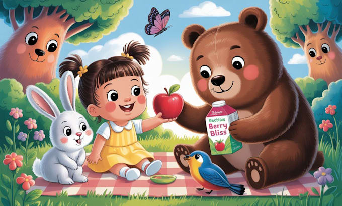 canva book formatting design christian children story book illustration for kdp