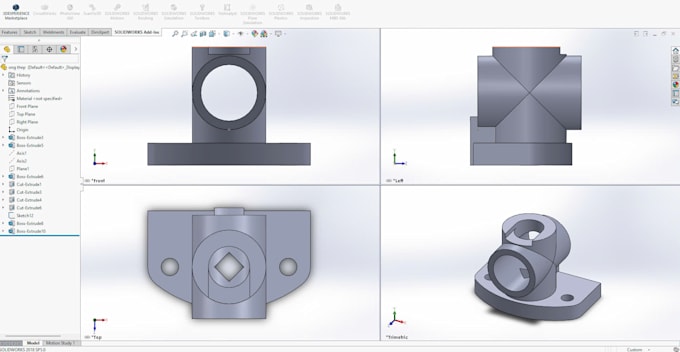Do mechanical product design and 3d modeling in solidworks by Oanng2 ...