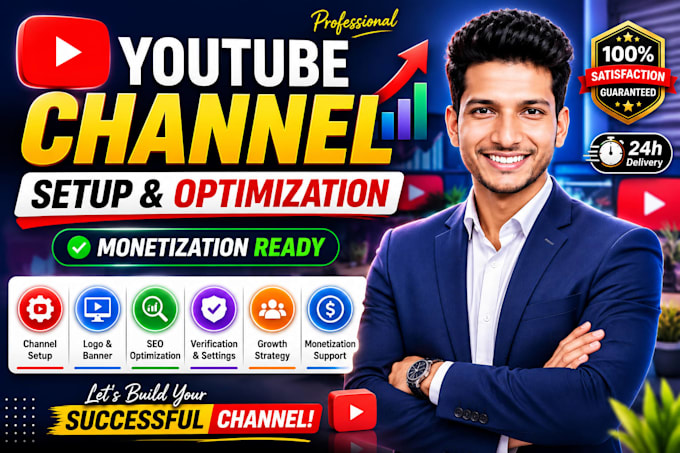 create and optimize your youtube channel for monetization