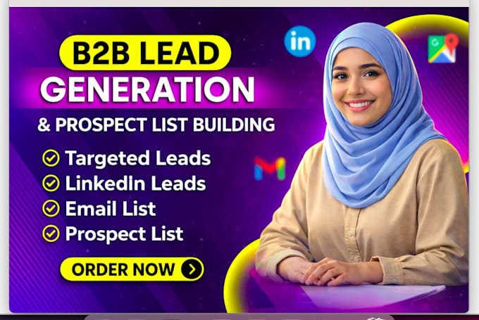 do b2b lead generation, email list building, linkedin lead generation