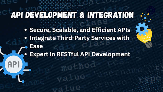 develop, integrate, and deploy any API for your application