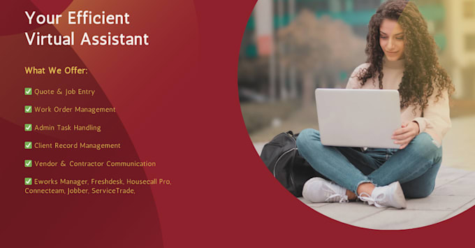 be efficient virtual assistant for property maintenance