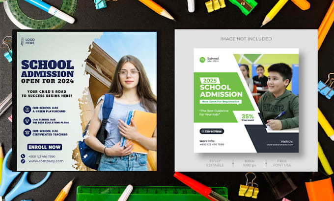 do professional design school event flyer