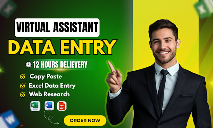 do excel data entry worker