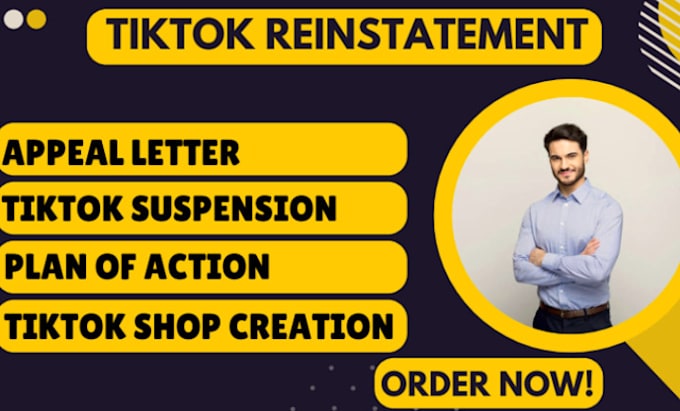 do tiktok shop reinstatement to remove tikotk shop violation with appeal letter