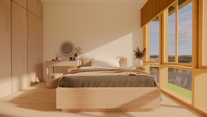 render pictured of room in low price