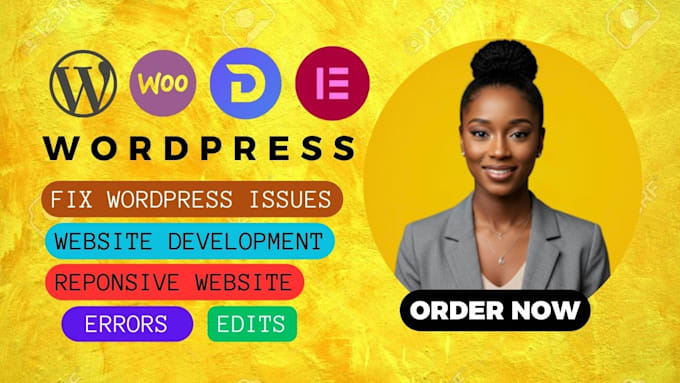 fix wordpress website, fix squarespace, issues, edit, update to modern website