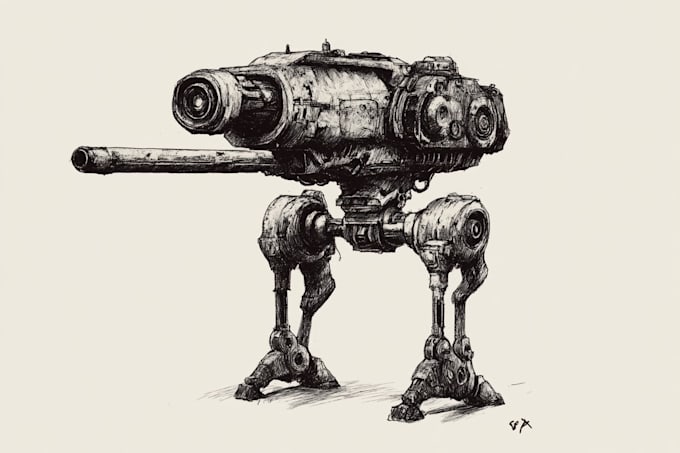 do warhammer illustration based on your description