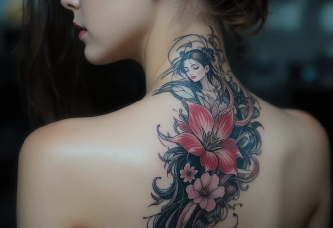 make anime tattoo design