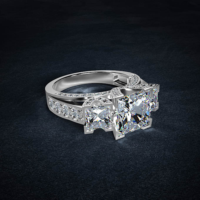 3d cgi jewelry animation 3d cad jewelry design ring jewelry model cgi animation