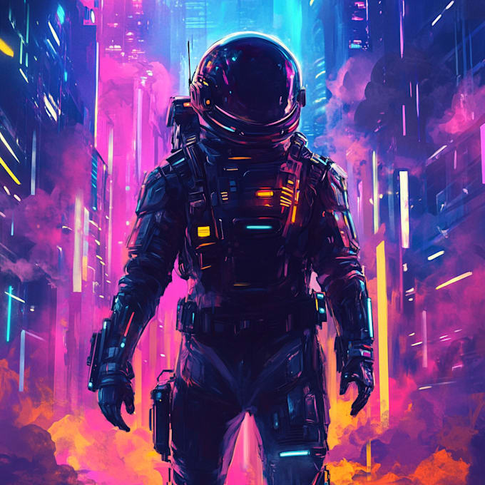 drawing a sci fi character
