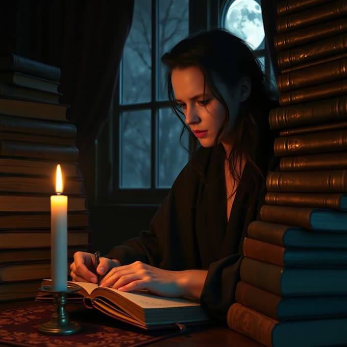 write deep, emotional short stories or poems based on your idea