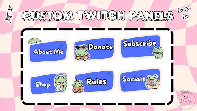 create twitch panels for your stream