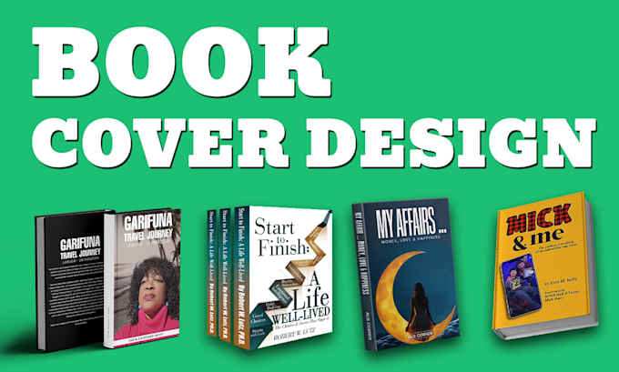 design book cover and mockup