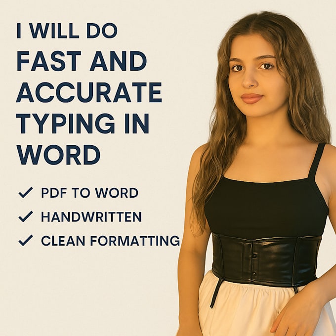 be your virtual assistant for typing and word tasks