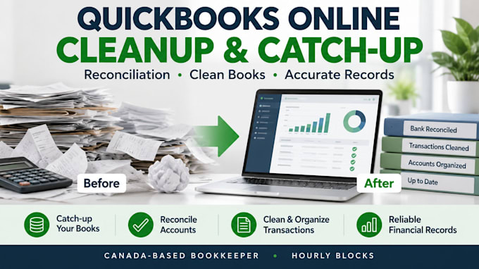 clean up catch up and reconcile your quickbooks online