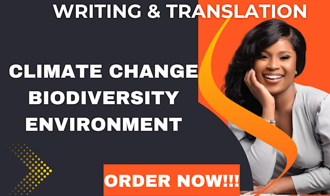 write on climate change, biodiversity, and environmental topics
