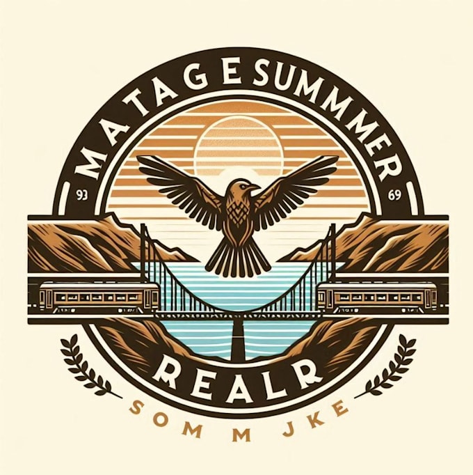 make mascot summer rail bird logo