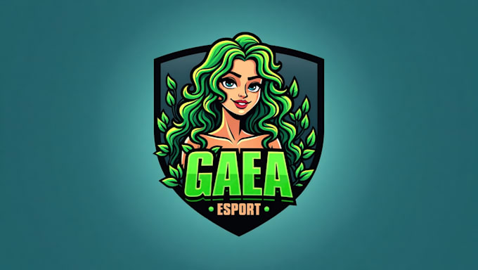 do awesome gaea esport mascot logo design