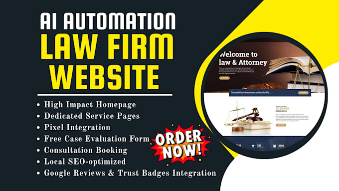 build localized seo car accident lawyer website for personal injury law firm