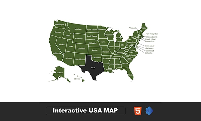 create an interactive clickable svg map for your website