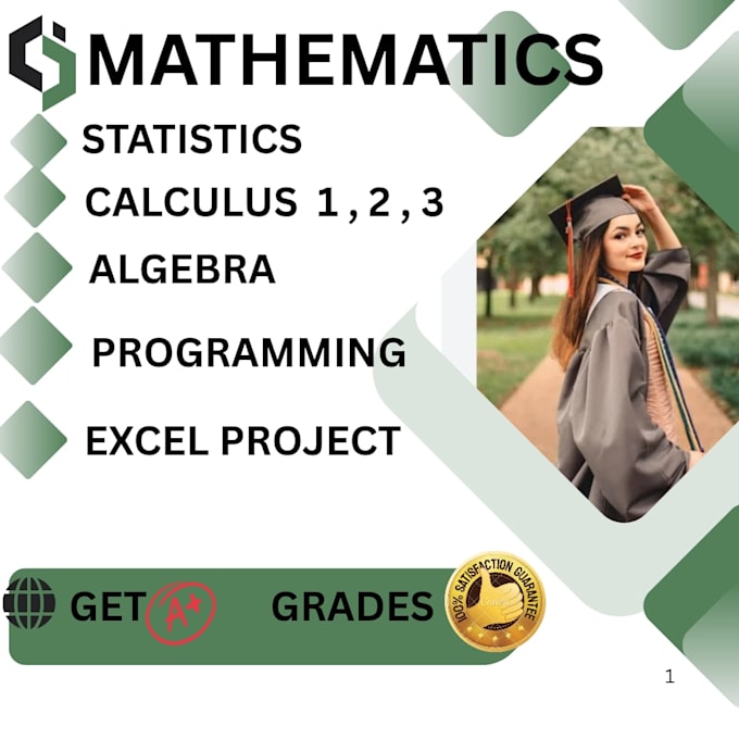 help you tackle math statistics, programming and excel projects