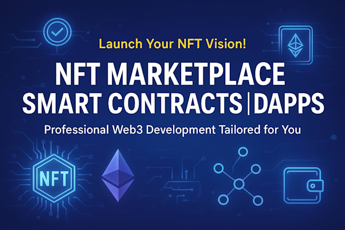 build nft marketplaces, tokenized assets and web3 dapps