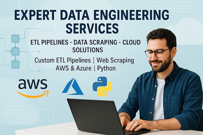 do data engineering for you using AWS , azure