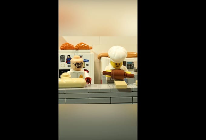 create a high quality professional lego stop motion video