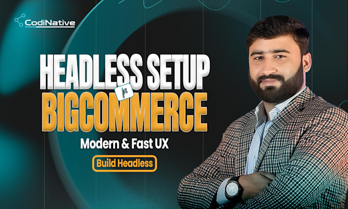 setup headless commerce with bigcommerce react nextjs or vue frontend